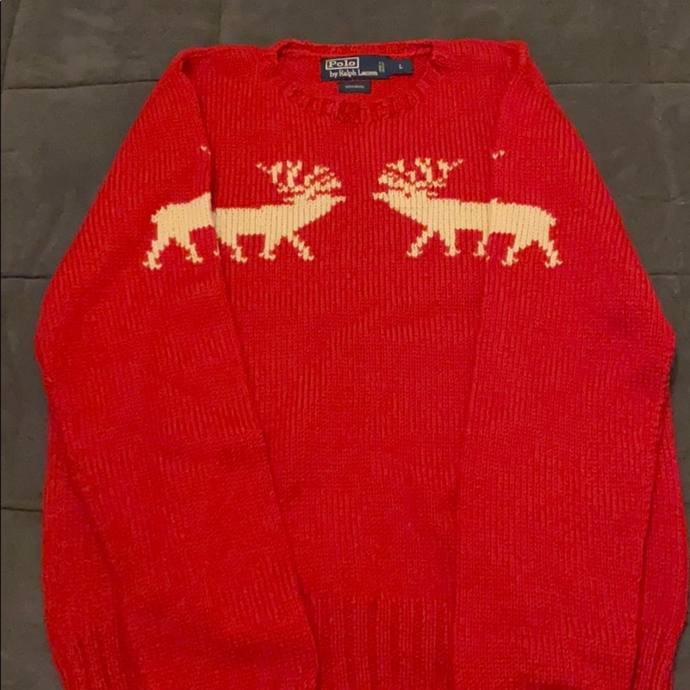 Polo Ralph Lauren Winter Wool moose sweater